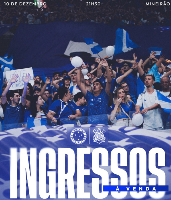Cruzeiro × Corinthians, dia 10/12/2025