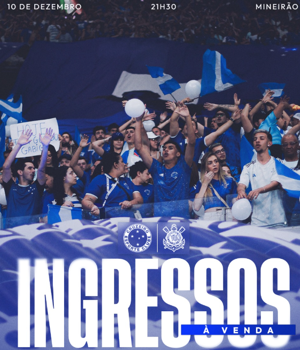 Cruzeiro × Corinthians, dia 10/12/2025