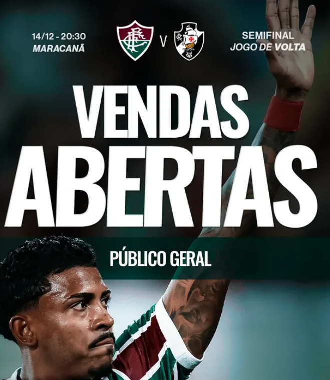 Fluminense × Vasco, dia 14/12/2025